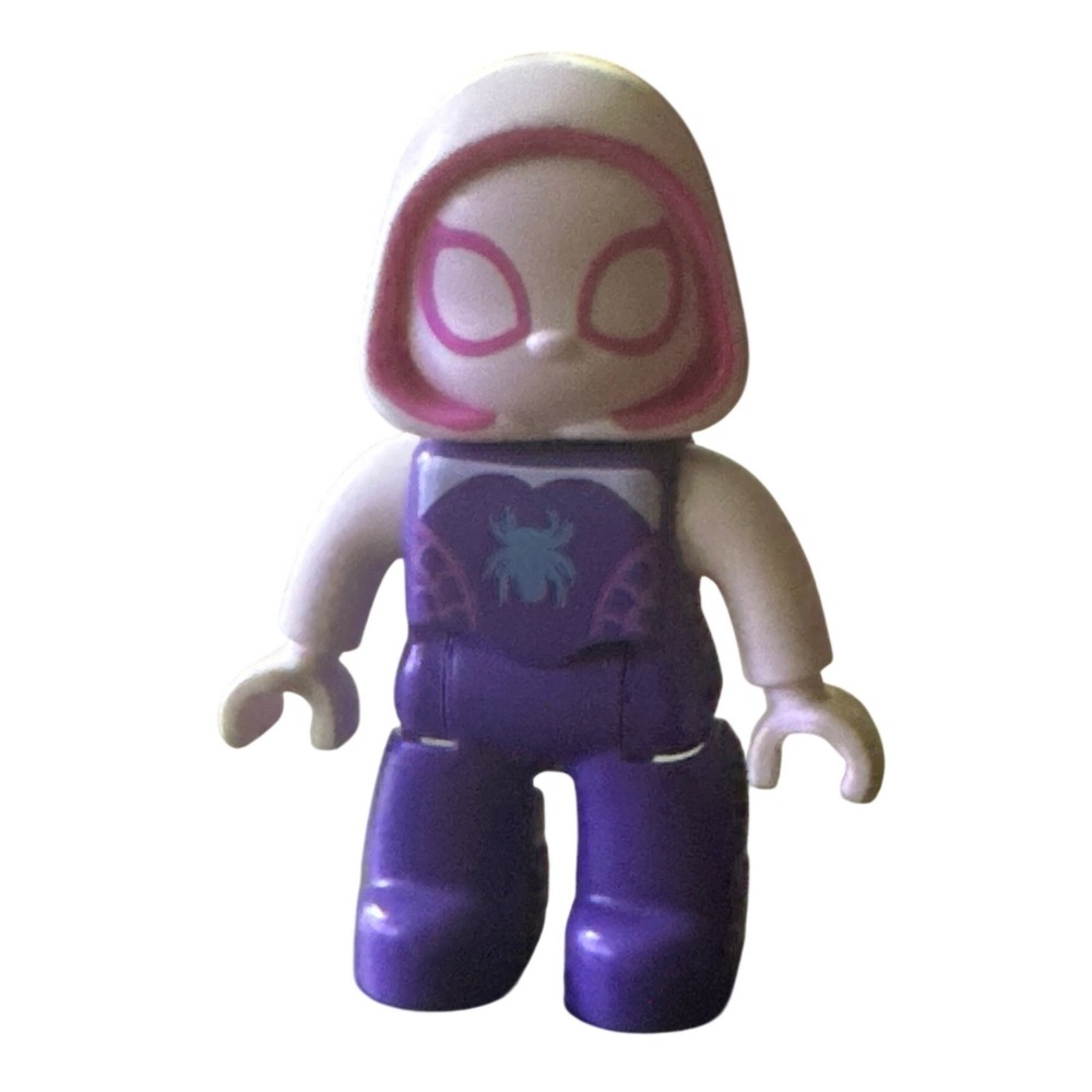 LEGO DUPLO Marvel Ghost-Spider Gwen Stacy Minifigure Spidey and Friends Purple